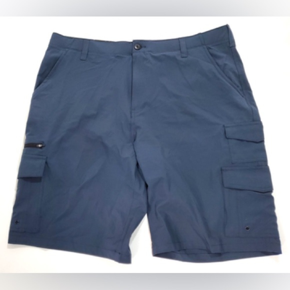 Iron Co. Men's Blue Cargo Shorts